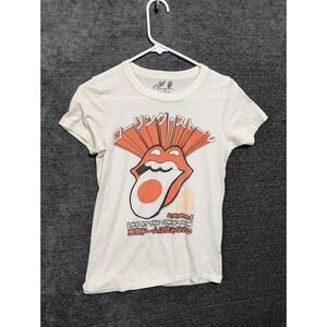 Rolling Stones Live at the Tokyo Dome 1990 Graphic Tee Cream Small/Medium